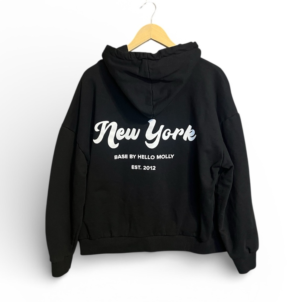 Hello Molly Exclusive Base Slip On New York‎ Black Hoodie Size XL